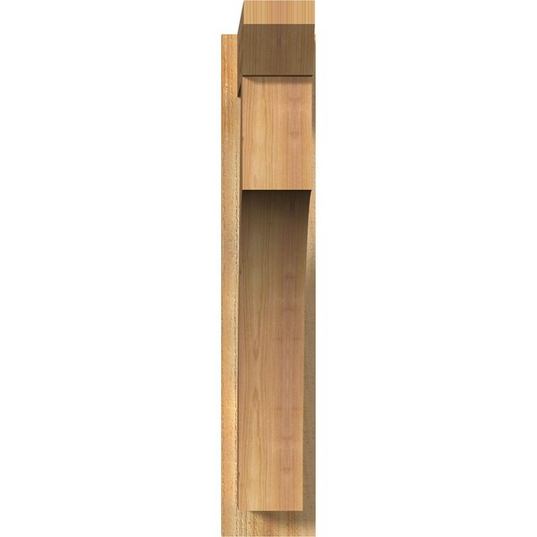 Westlake Slat Rough Sawn Outlooker, Western Red Cedar, 6W X 24D X 32H